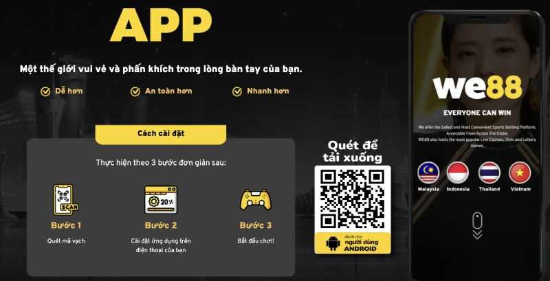 ứng dụng WE88 ứng dụng WE88